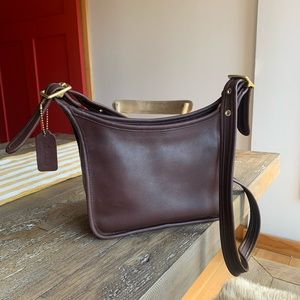 Vintage Coach Janice in Mahogany leather